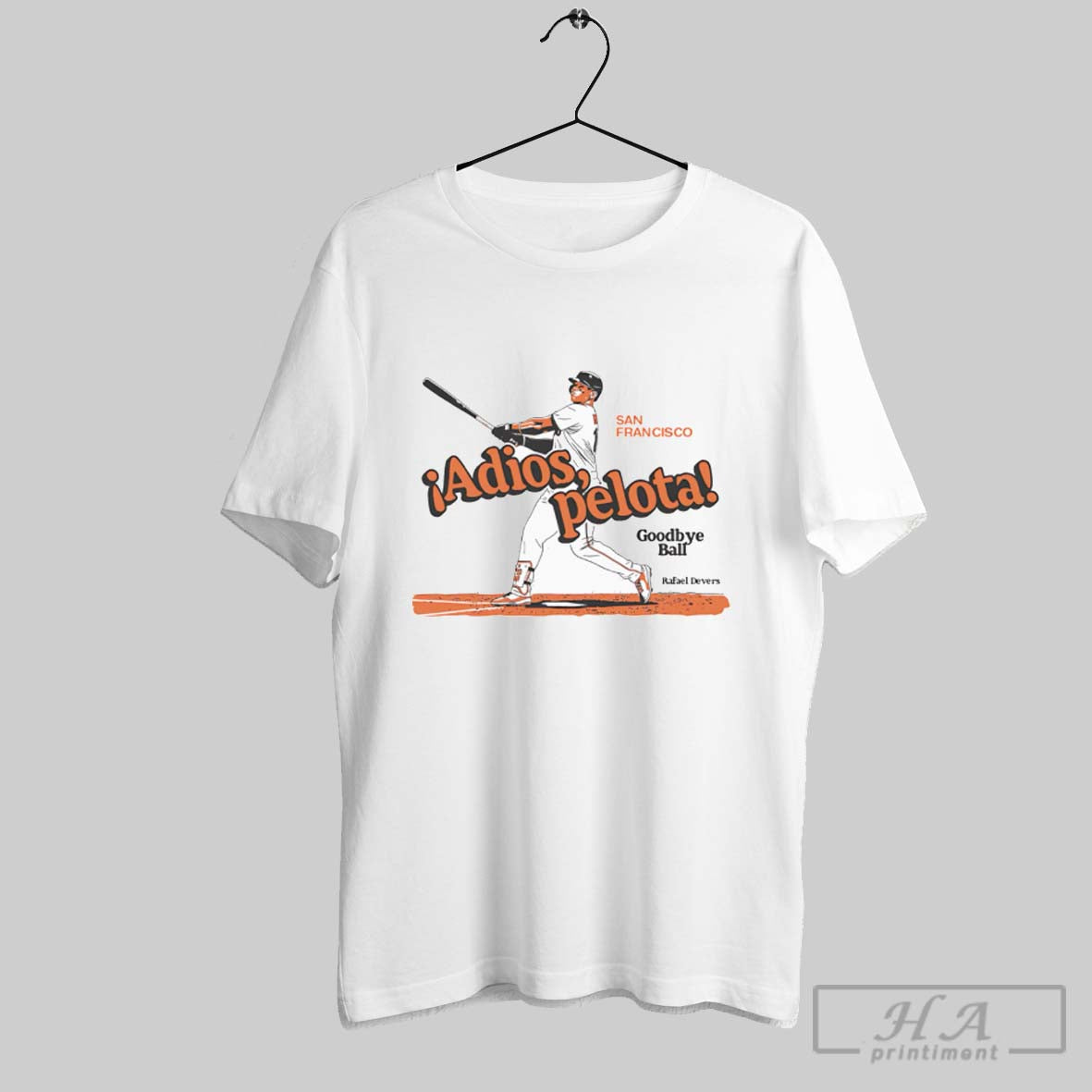 Official Rafael Devers Adios Pelota Goodbye Ball - Adult & Kids T-Shirts, Sweatshirts & Hoodies apparel design preview 1