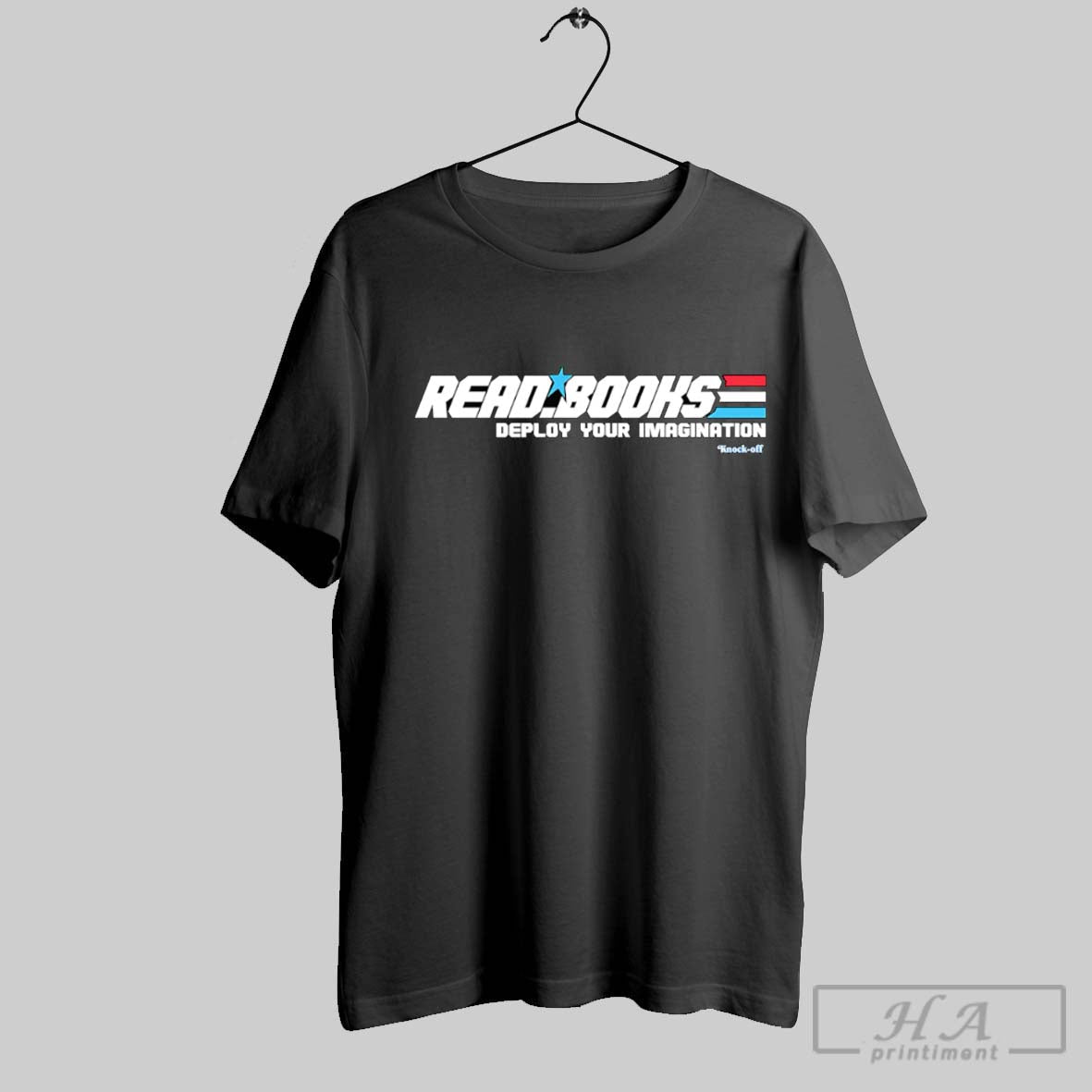 Official Read Books Deploy Your Imagination - Adult & Kids T-Shirts, Sweatshirts & Hoodies apparel design preview 1