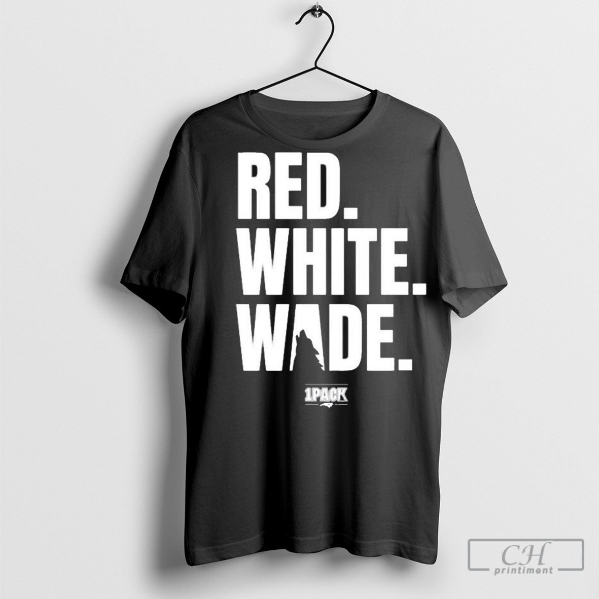 Official Red White Wade 1pack Poster - Adult & Kids T-Shirts, Sweatshirts & Hoodies apparel design preview 1