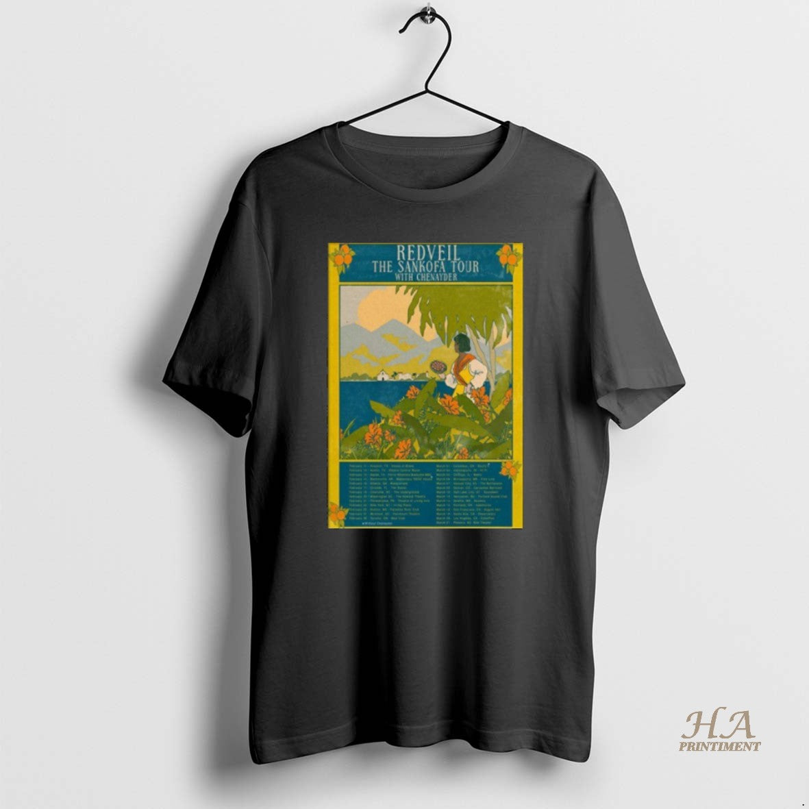 Official Redveil The Sankofa 2026 Shows - Adult & Kids T-Shirts, Sweatshirts & Hoodies apparel design preview 1