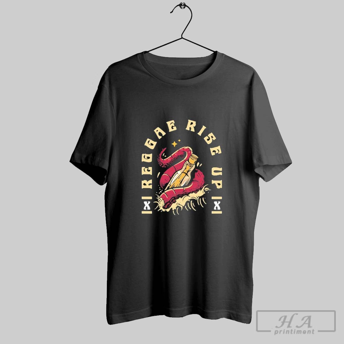 Official Reggae Rise Up Oregon Octoc Bottle - Adult & Kids T-Shirts, Sweatshirts & Hoodies apparel design preview 1