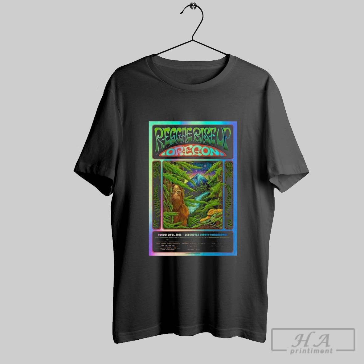 Official Reggae Rise Up Oregon Redmond Or Aug 29 31 - Adult & Kids T-Shirts, Sweatshirts & Hoodies apparel design preview 1