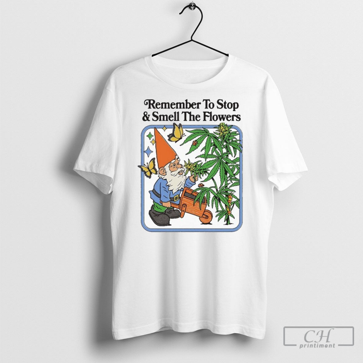Official Remember To Stop And Smell The Flowers - Adult & Kids T-Shirts, Sweatshirts & Hoodies apparel design preview 1