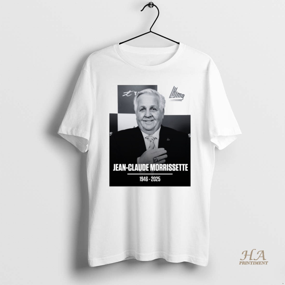 Official Rest In Peace Jean Claude Morrissette 1946 - Adult & Kids T-Shirts, Sweatshirts & Hoodies apparel design preview 1