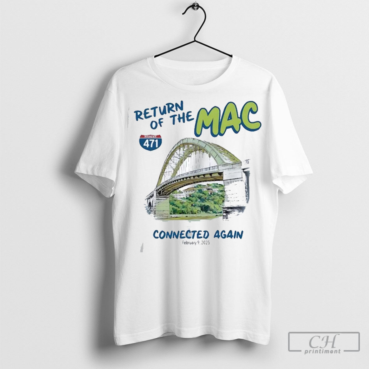 Official Return Of The Mac Connected Again Cincinnati - Adult & Kids T-Shirts, Sweatshirts & Hoodies apparel design preview 1