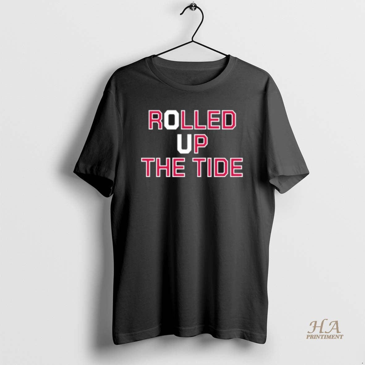 Official Rolled Up The Tide Oklahoma Fan - Adult & Kids T-Shirts, Sweatshirts & Hoodies apparel design preview 1