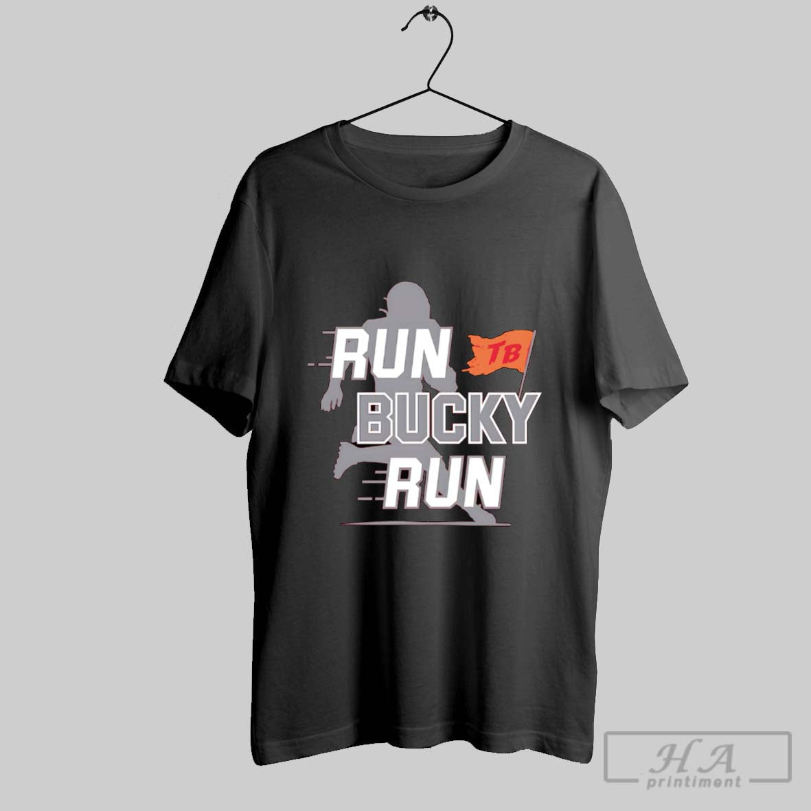Official Run Bucky Tampa Bay - Adult & Kids T-Shirts, Sweatshirts & Hoodies apparel design preview 1