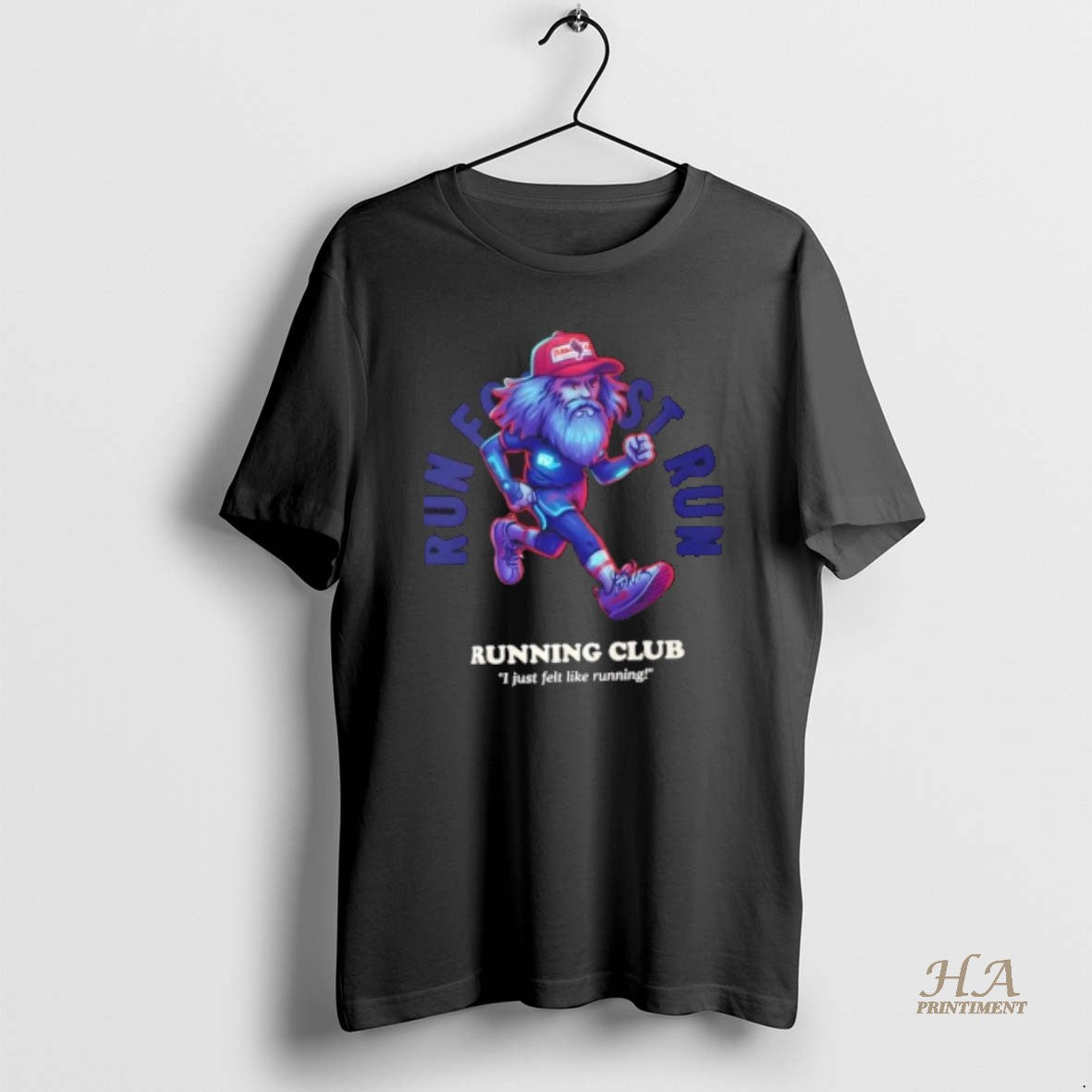 Official Run Forrest Running Club - Adult & Kids T-Shirts, Sweatshirts & Hoodies apparel design preview 1