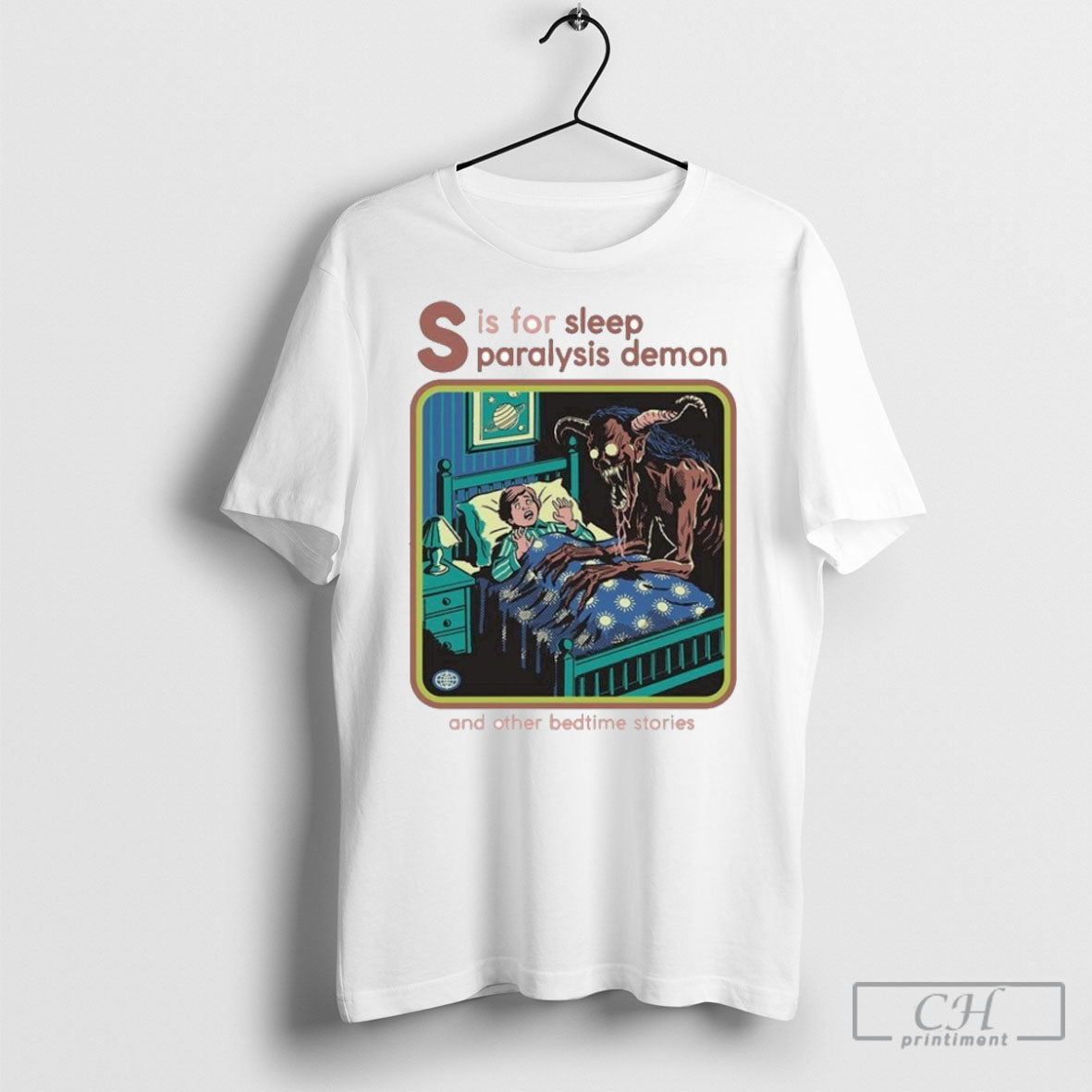 Official S Is For Sleep Paralysis Demon And Other - Adult & Kids T-Shirts, Sweatshirts & Hoodies apparel design preview 1