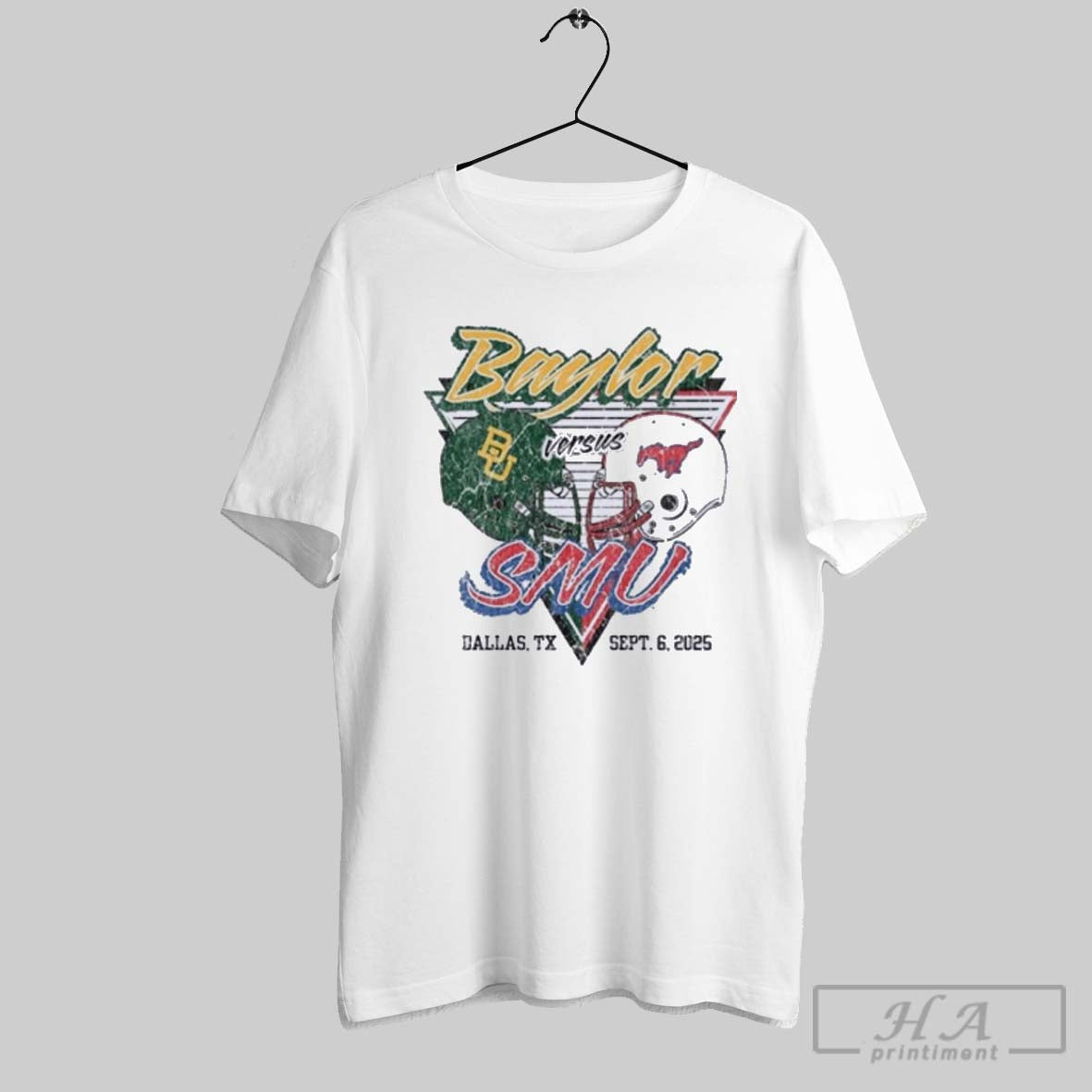 Official Smu Mustangs Vs Baylor Bears 2025 Gameday - Adult & Kids T-Shirts, Sweatshirts & Hoodies apparel design preview 1