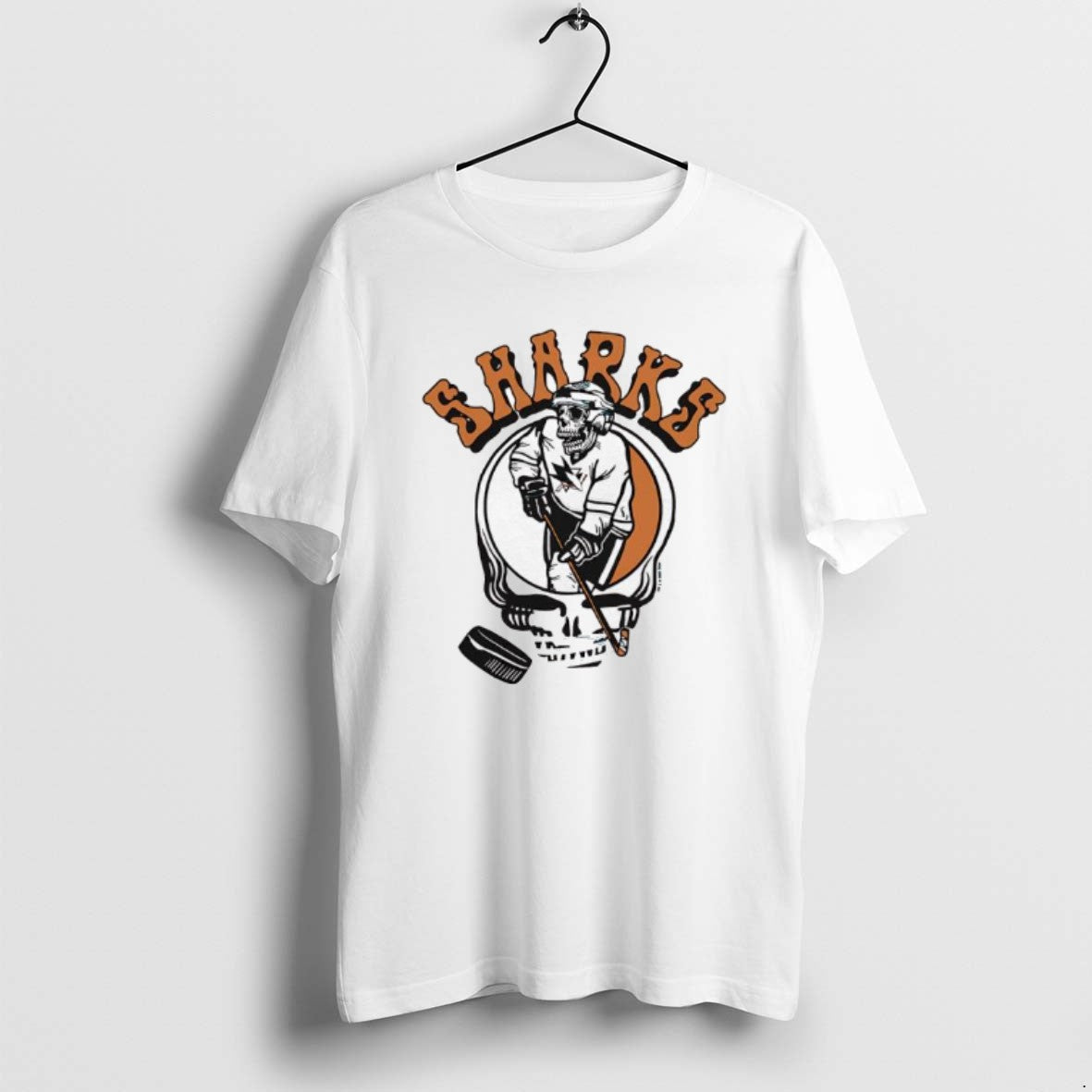 Official San Jose Sharks Homage Grateful Dead Player - Adult & Kids T-Shirts, Sweatshirts & Hoodies apparel design preview 1