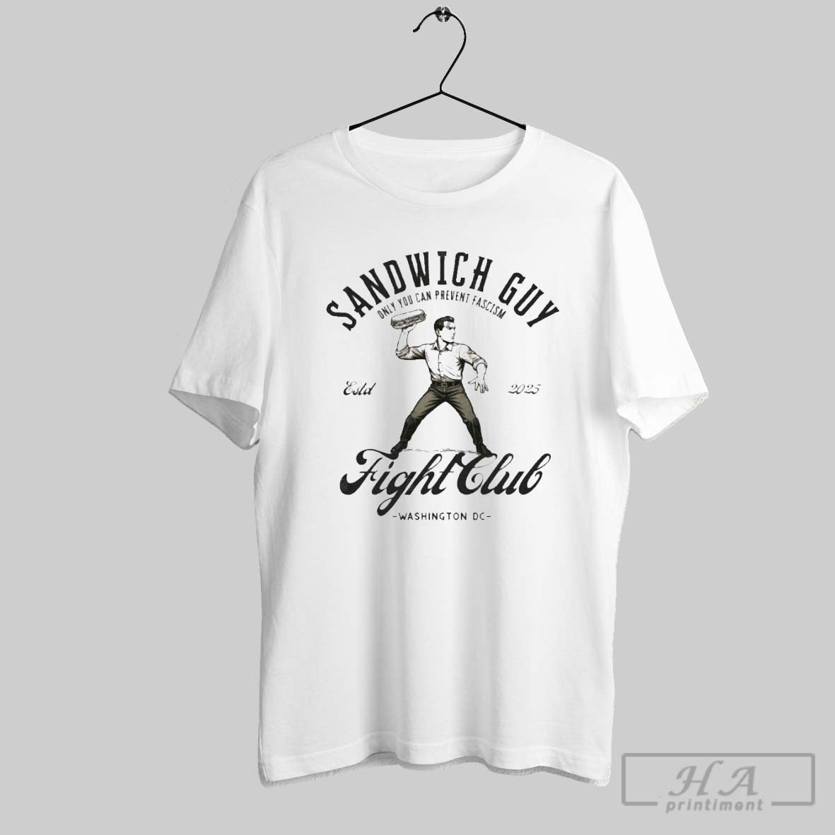 Official Sandwich Guy Fight Club Est 2025 - Adult & Kids T-Shirts, Sweatshirts & Hoodies apparel design preview 1