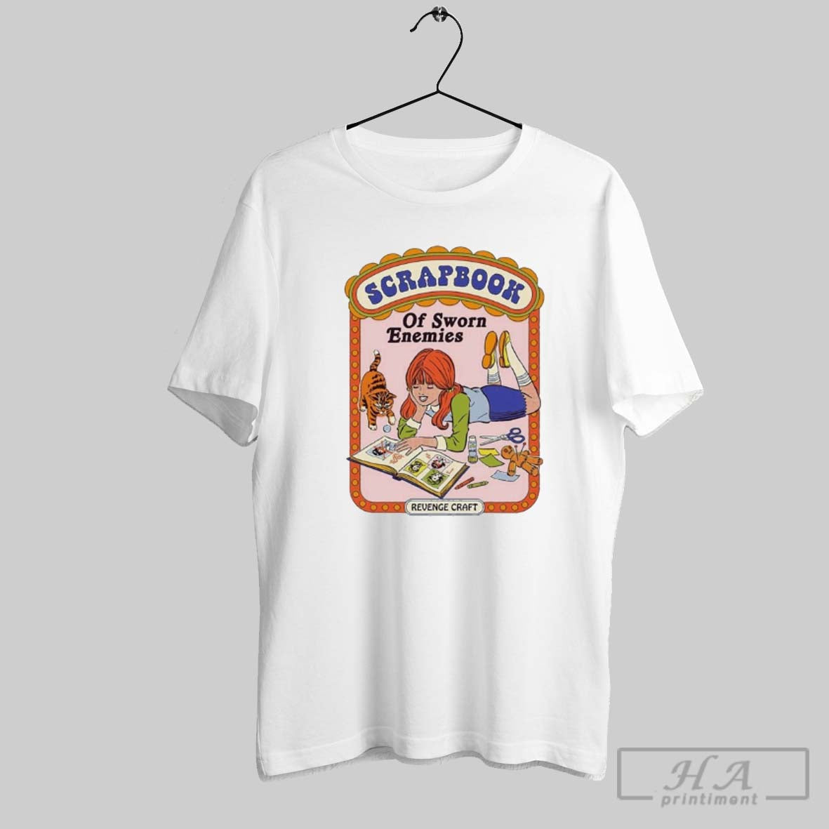 Official Scrapbook Of Sworn Enemies Revenge Craft - Adult & Kids T-Shirts, Sweatshirts & Hoodies apparel design preview 1
