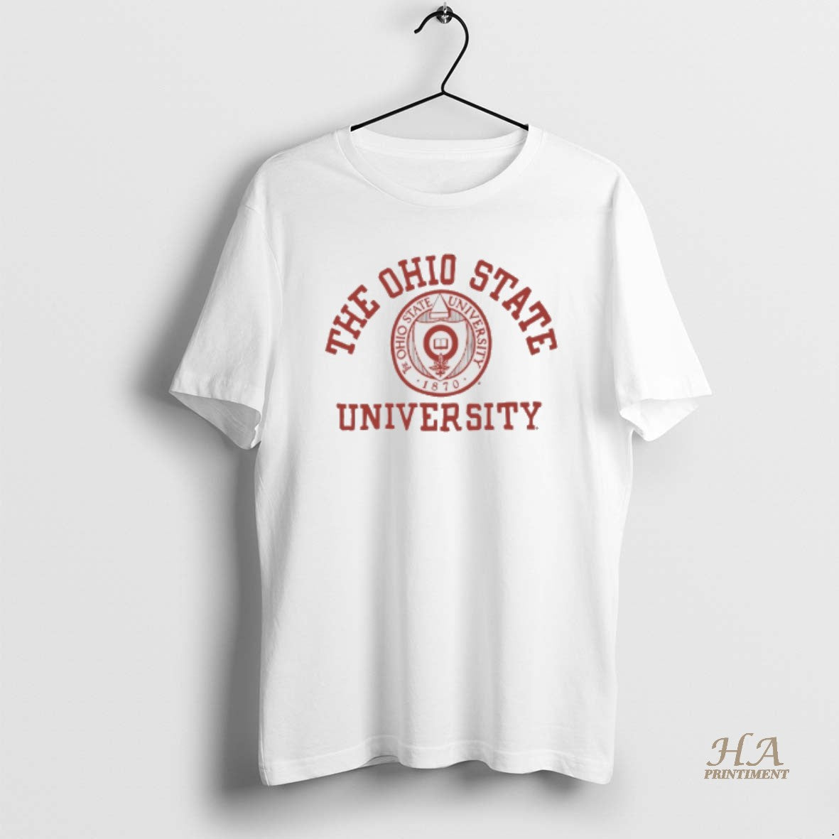 Official Seal Of The Ohio State University 1870 - Adult & Kids T-Shirts, Sweatshirts & Hoodies apparel design preview 1