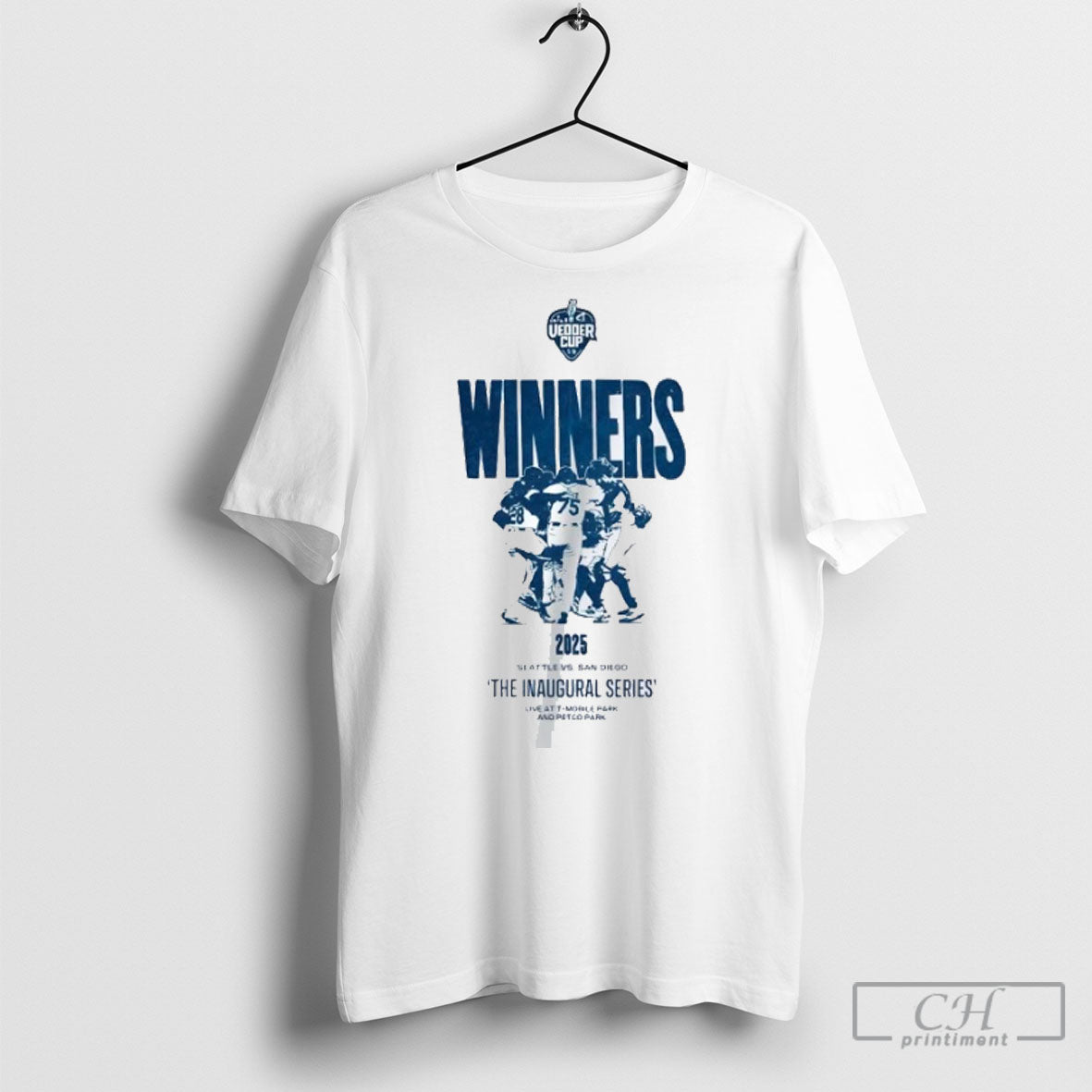 Official Seattle Marines Vedder Cup Winner 2025 The - Adult & Kids T-Shirts, Sweatshirts & Hoodies apparel design preview 1