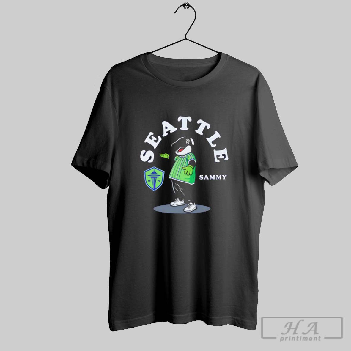 Official Seattle Sounders Fc Mascot - Adult & Kids T-Shirts, Sweatshirts & Hoodies apparel design preview 1