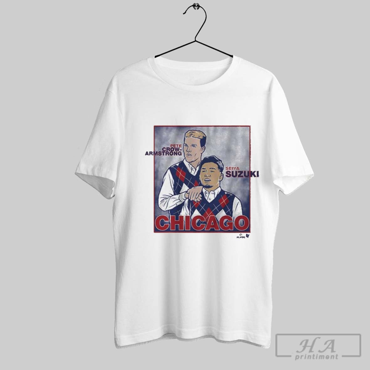 Official Seiya Suzuki Pete Crow Armstrong Family - Adult & Kids T-Shirts, Sweatshirts & Hoodies apparel design preview 1