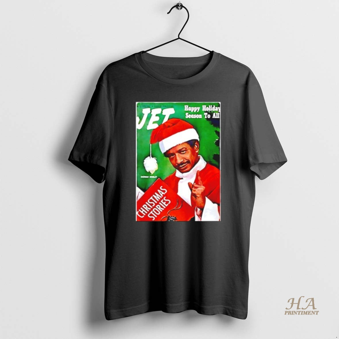 Official Sherman Hemsley Santa Claus Christmas - Adult & Kids T-Shirts, Sweatshirts & Hoodies apparel design preview 1