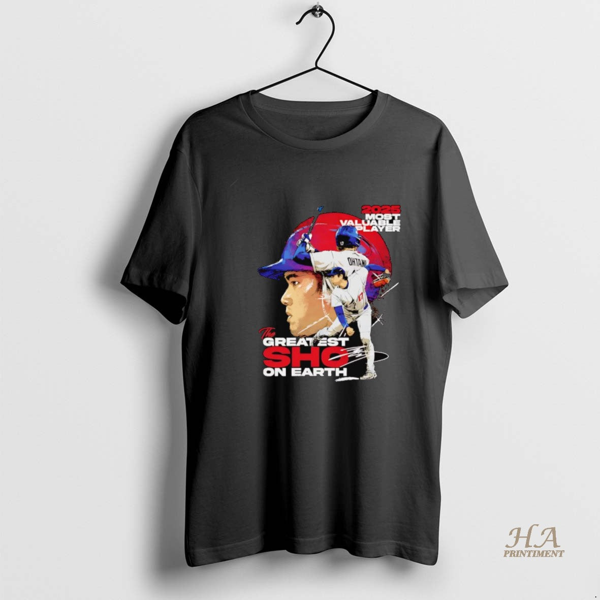 Official Shohei Ohtani 2025 Mvp The Greatest Sho On - Adult & Kids T-Shirts, Sweatshirts & Hoodies apparel design preview 1