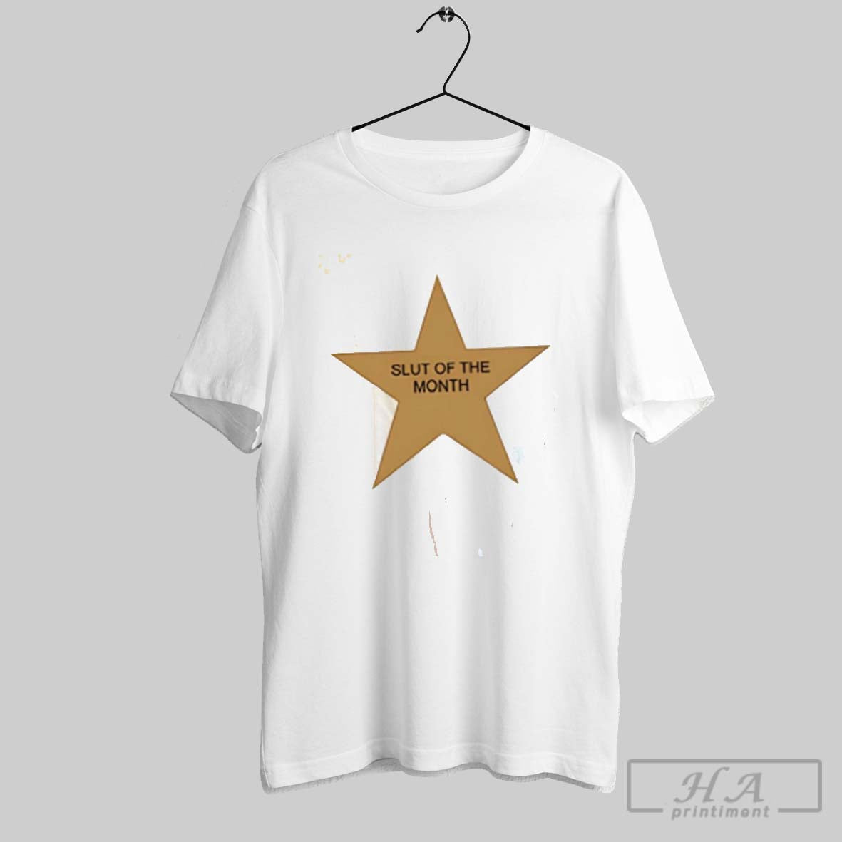 Official Slut Of The Month Star - Adult & Kids T-Shirts, Sweatshirts & Hoodies apparel design preview 1