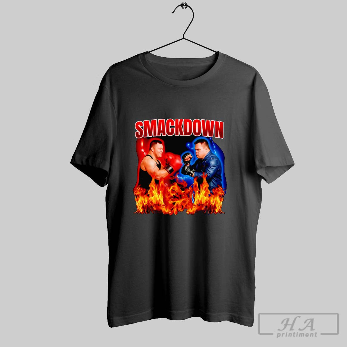 Official Smackdown Boxing Funny Poster - Adult & Kids T-Shirts, Sweatshirts & Hoodies apparel design preview 1