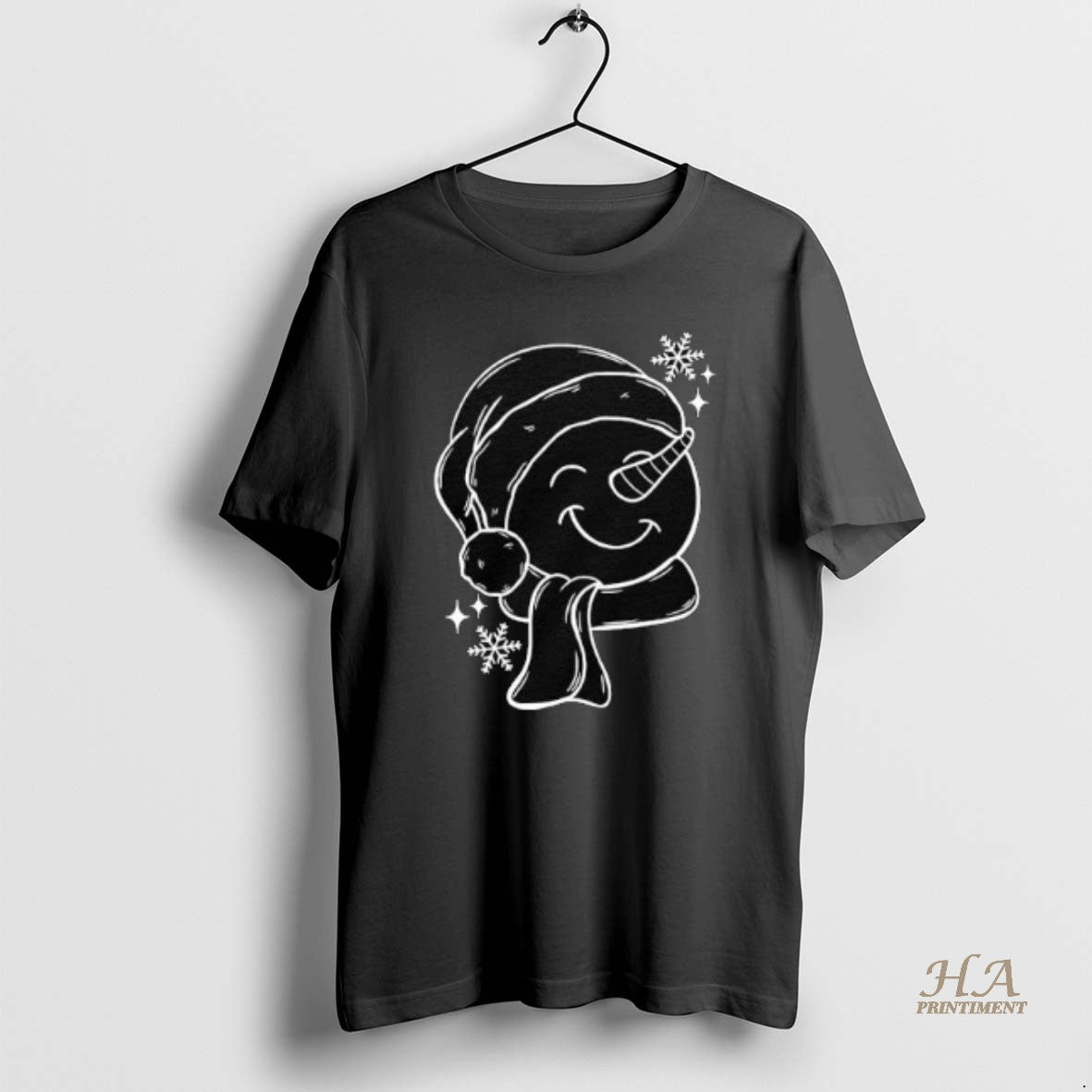 Official Snowman Stick Figure Cute - Adult & Kids T-Shirts, Sweatshirts & Hoodies apparel design preview 1