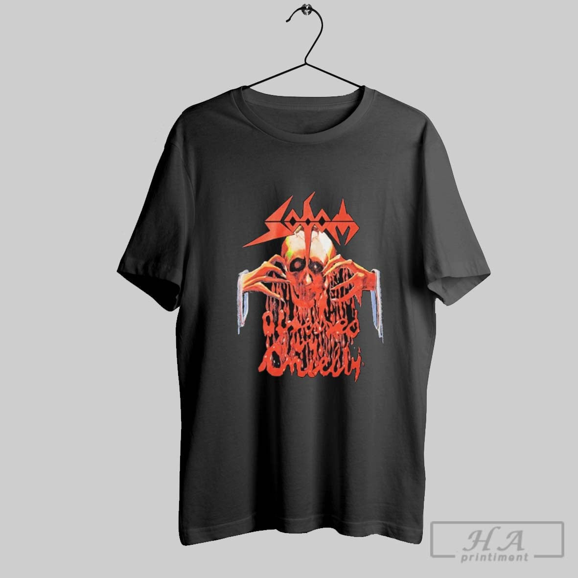 Official Sodom Obsessed By Cruelty - Adult & Kids T-Shirts, Sweatshirts & Hoodies apparel design preview 1