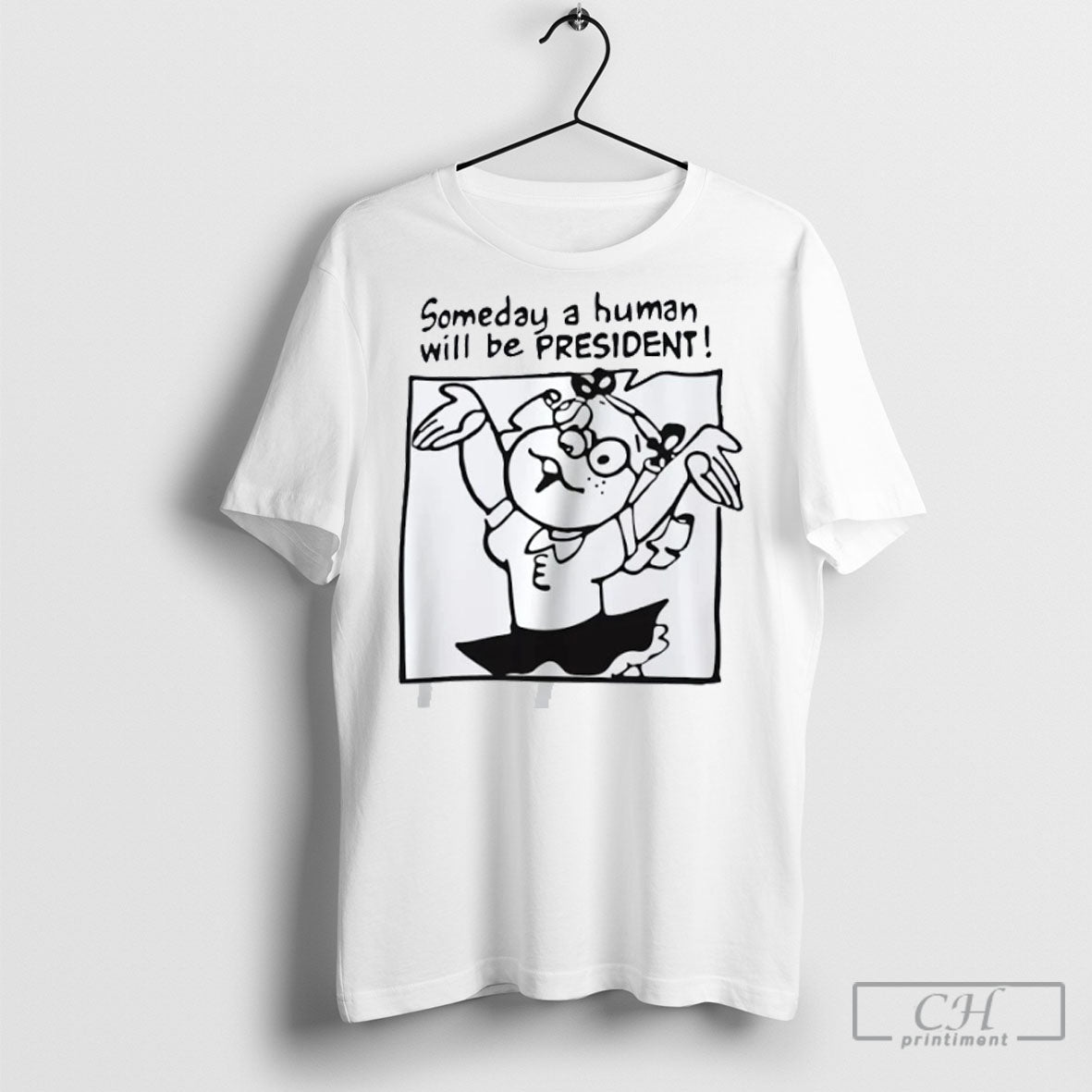 Official Someday A Human Will Be President Sweater - Adult & Kids T-Shirts, Sweatshirts & Hoodies apparel design preview 1