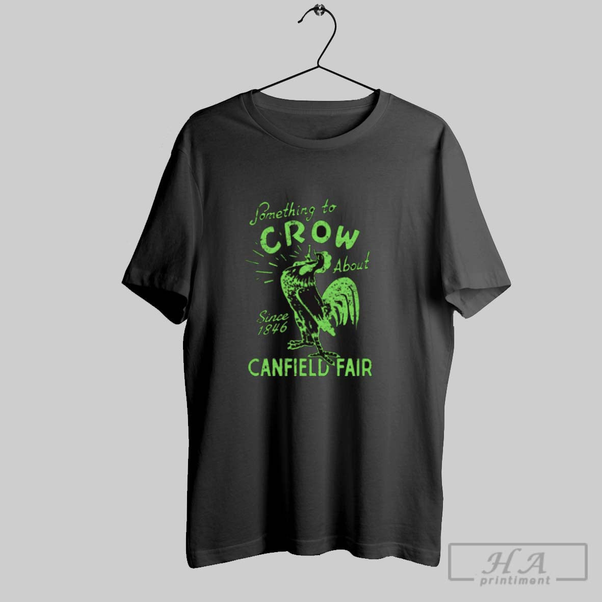 Official Something To Crow About Since 1846 Canfield - Adult & Kids T-Shirts, Sweatshirts & Hoodies apparel design preview 1