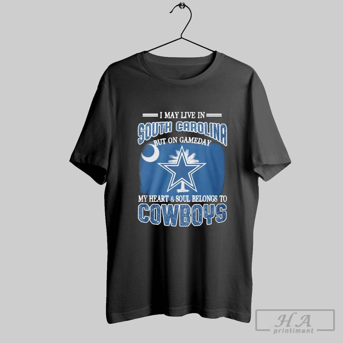 Official South Carolina Cowboys Fans Gameday My Heart - Adult & Kids T-Shirts, Sweatshirts & Hoodies apparel design preview 1
