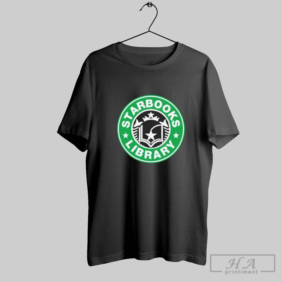 Official Starbooks Library Logo Parody - Adult & Kids T-Shirts, Sweatshirts & Hoodies apparel design preview 1