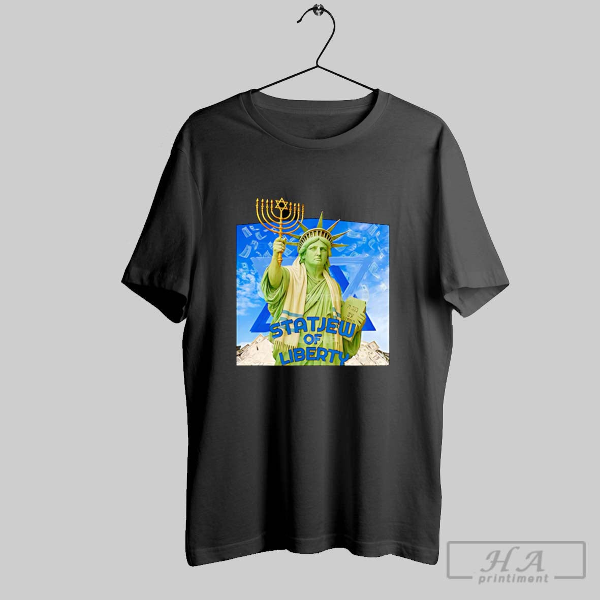 Official Statjew Of Liberty - Adult & Kids T-Shirts, Sweatshirts & Hoodies apparel design preview 1