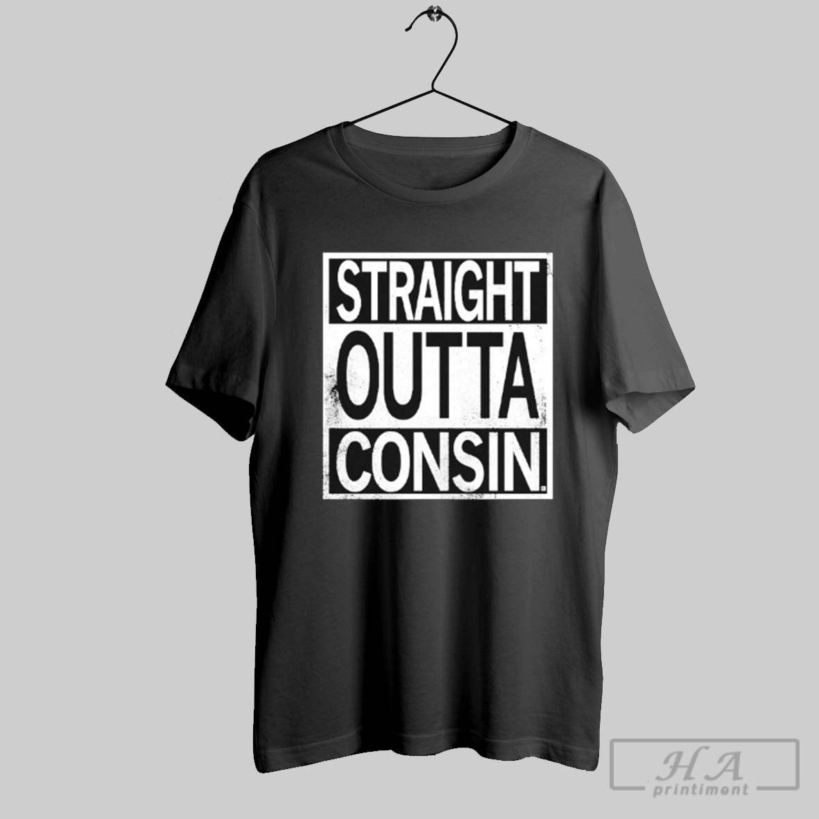Official Straight Outta Consin - Adult & Kids T-Shirts, Sweatshirts & Hoodies apparel design preview 1