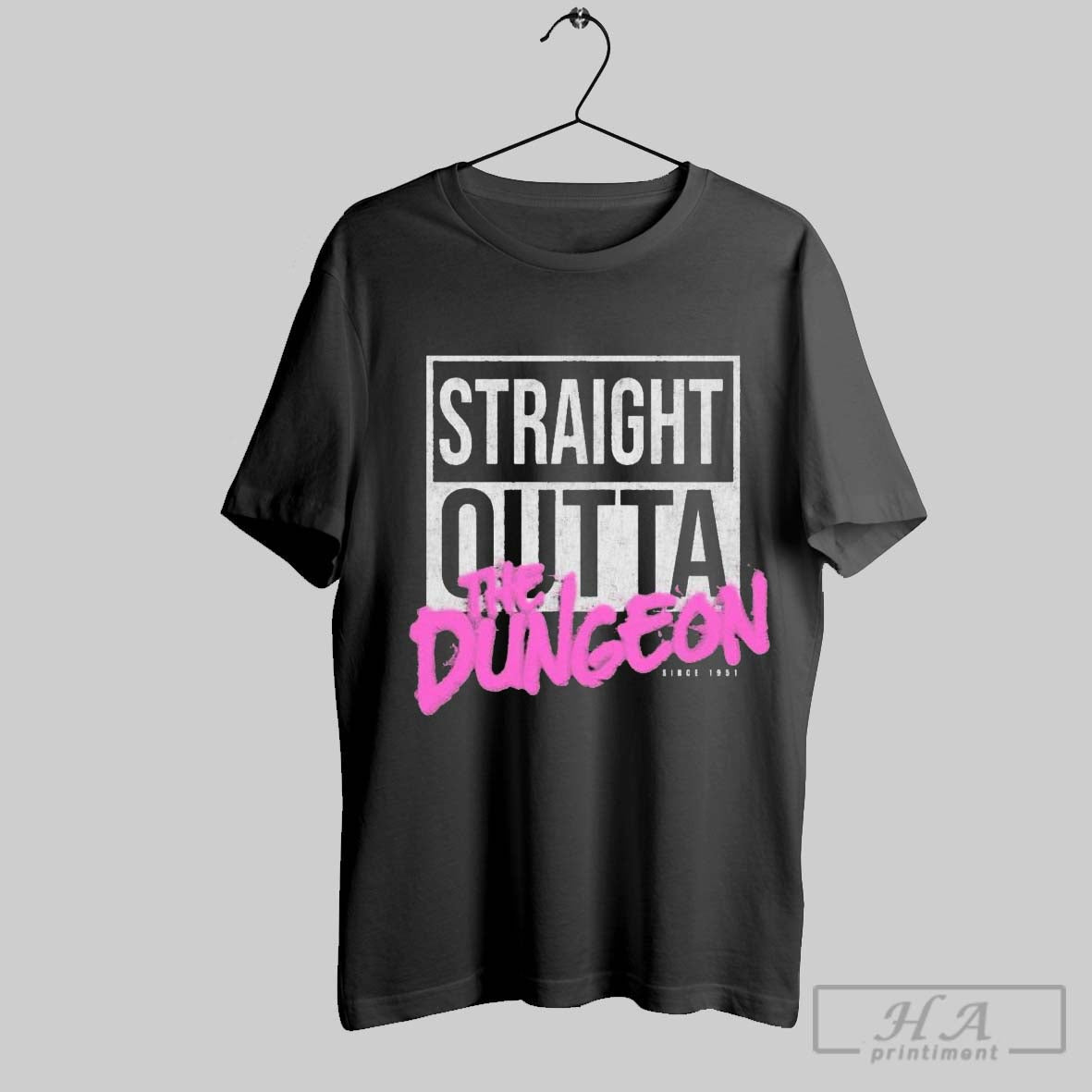 Official Straight Outta The Dungeon - Adult & Kids T-Shirts, Sweatshirts & Hoodies apparel design preview 1