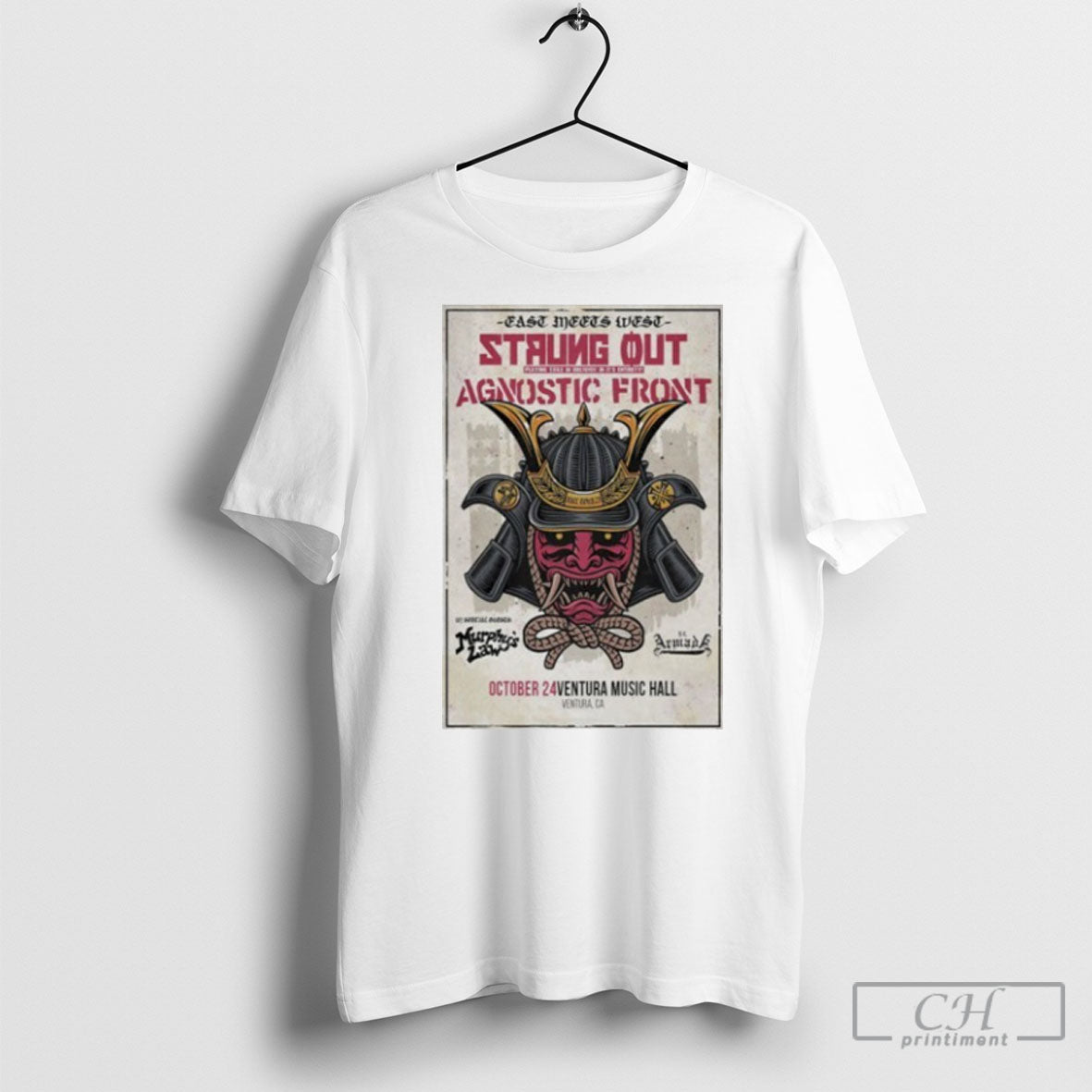 Official Strung Out Ventura Music Hall In Ca October - Adult & Kids T-Shirts, Sweatshirts & Hoodies apparel design preview 1