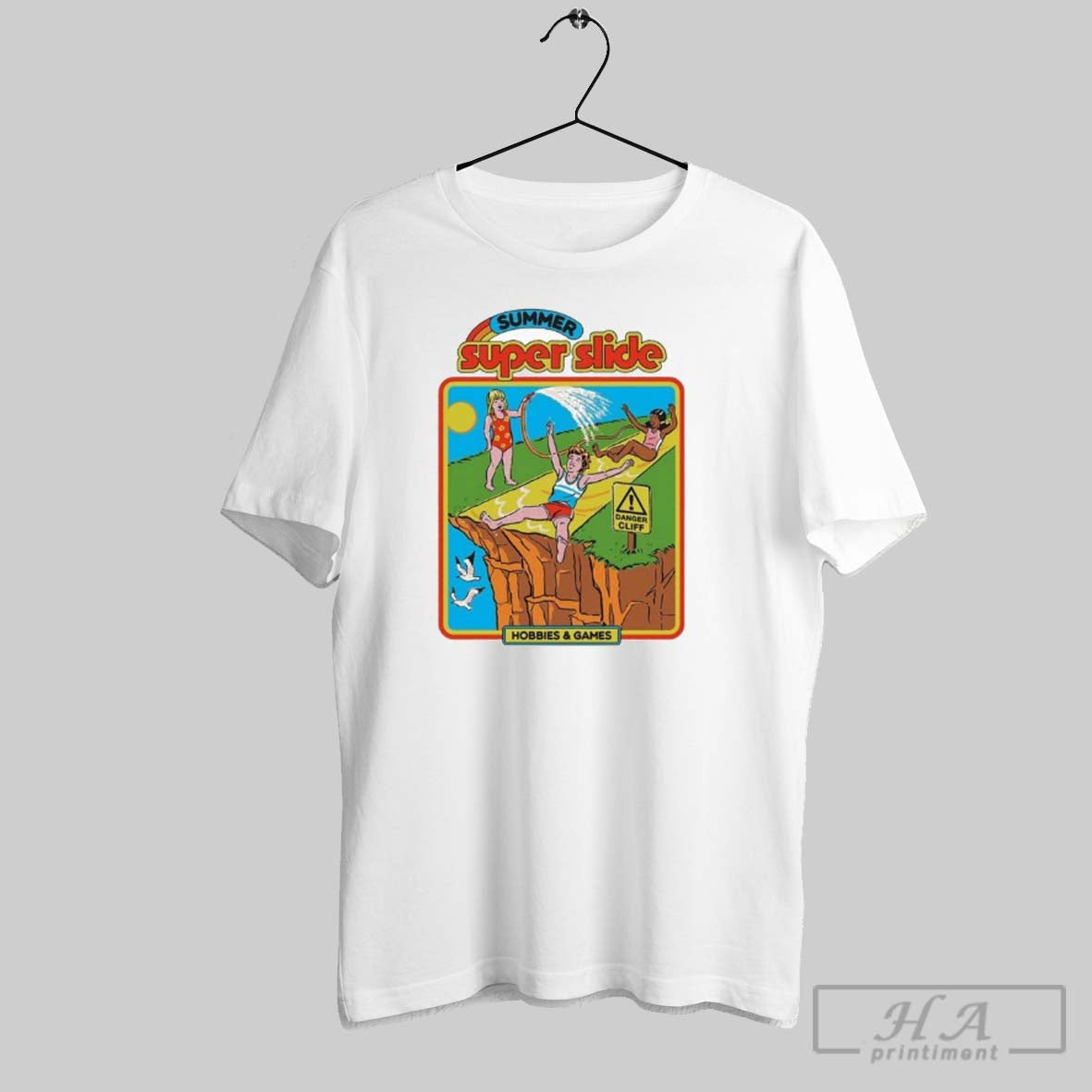 Official Summer Super Slide Hobbies And Games Danger - Adult & Kids T-Shirts, Sweatshirts & Hoodies apparel design preview 1