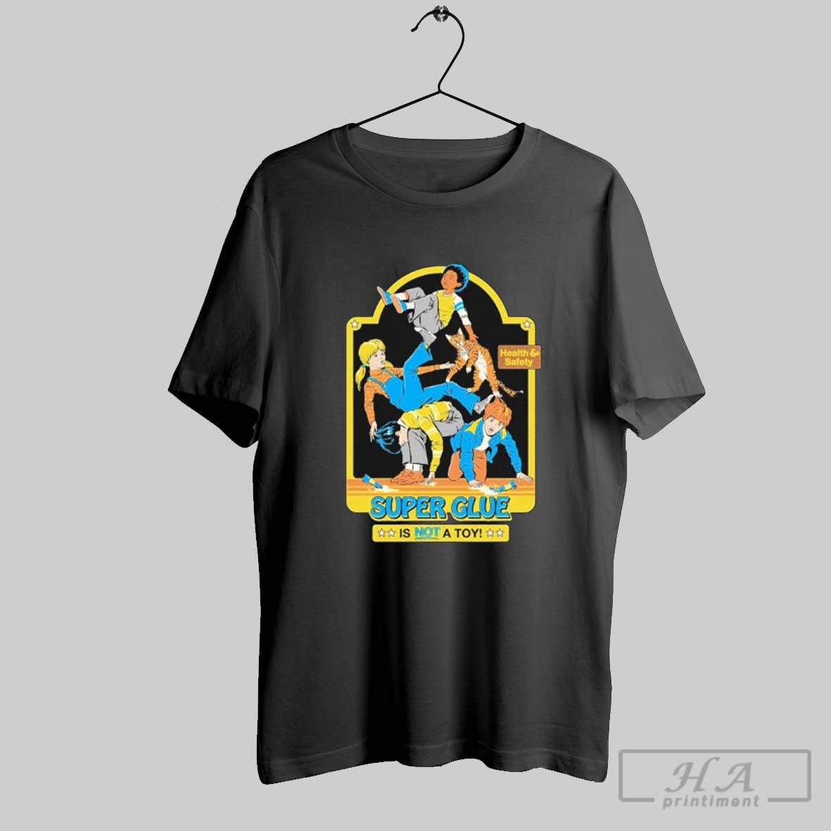 Official Super Glue Is Not A Toy Health Safety - Adult & Kids T-Shirts, Sweatshirts & Hoodies apparel design preview 1