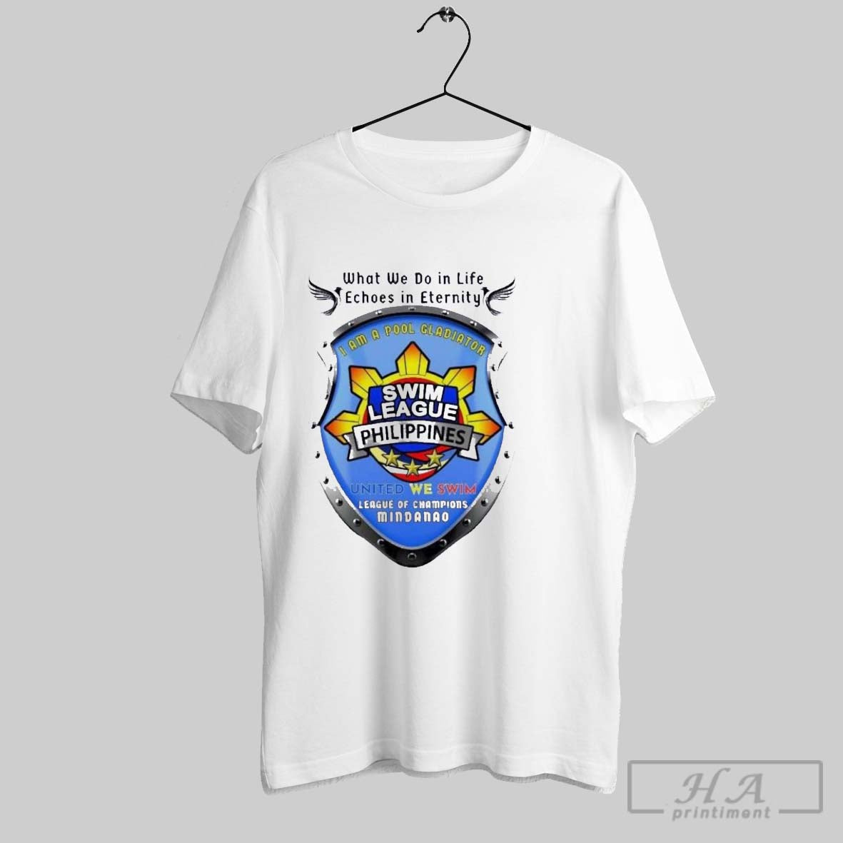 Official Swim League Philippines United We - Adult & Kids T-Shirts, Sweatshirts & Hoodies apparel design preview 1