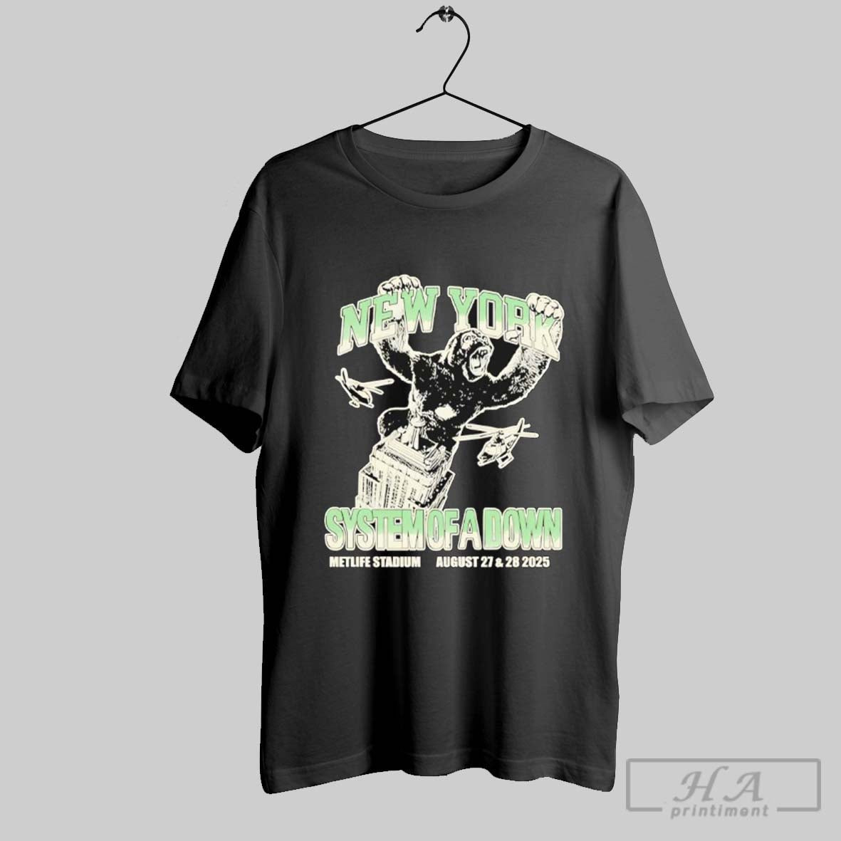 Official System Of A Down Metlife Stadium New York - Adult & Kids T-Shirts, Sweatshirts & Hoodies apparel design preview 1