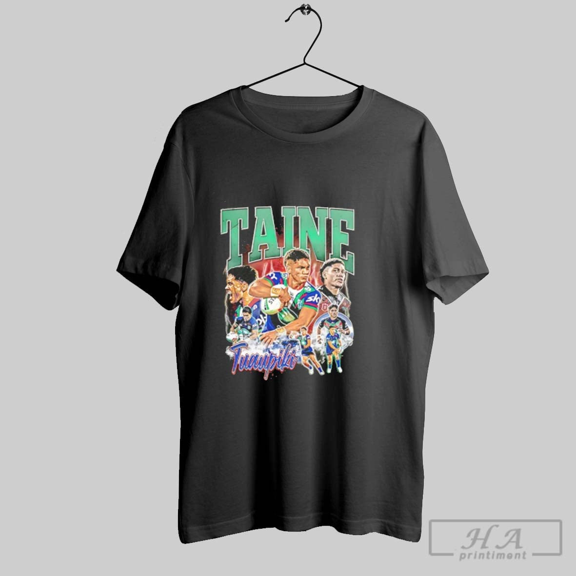 Official Taine Tuaupiki Soccer Player Picture Collage - Adult & Kids T-Shirts, Sweatshirts & Hoodies apparel design preview 1