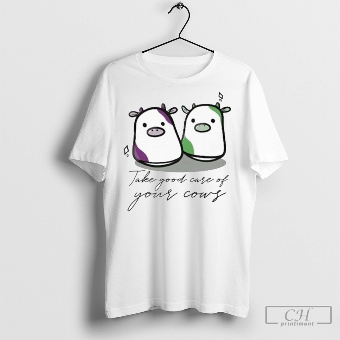 Official Take Good Care Of Your Cows - Adult & Kids T-Shirts, Sweatshirts & Hoodies apparel design preview 1