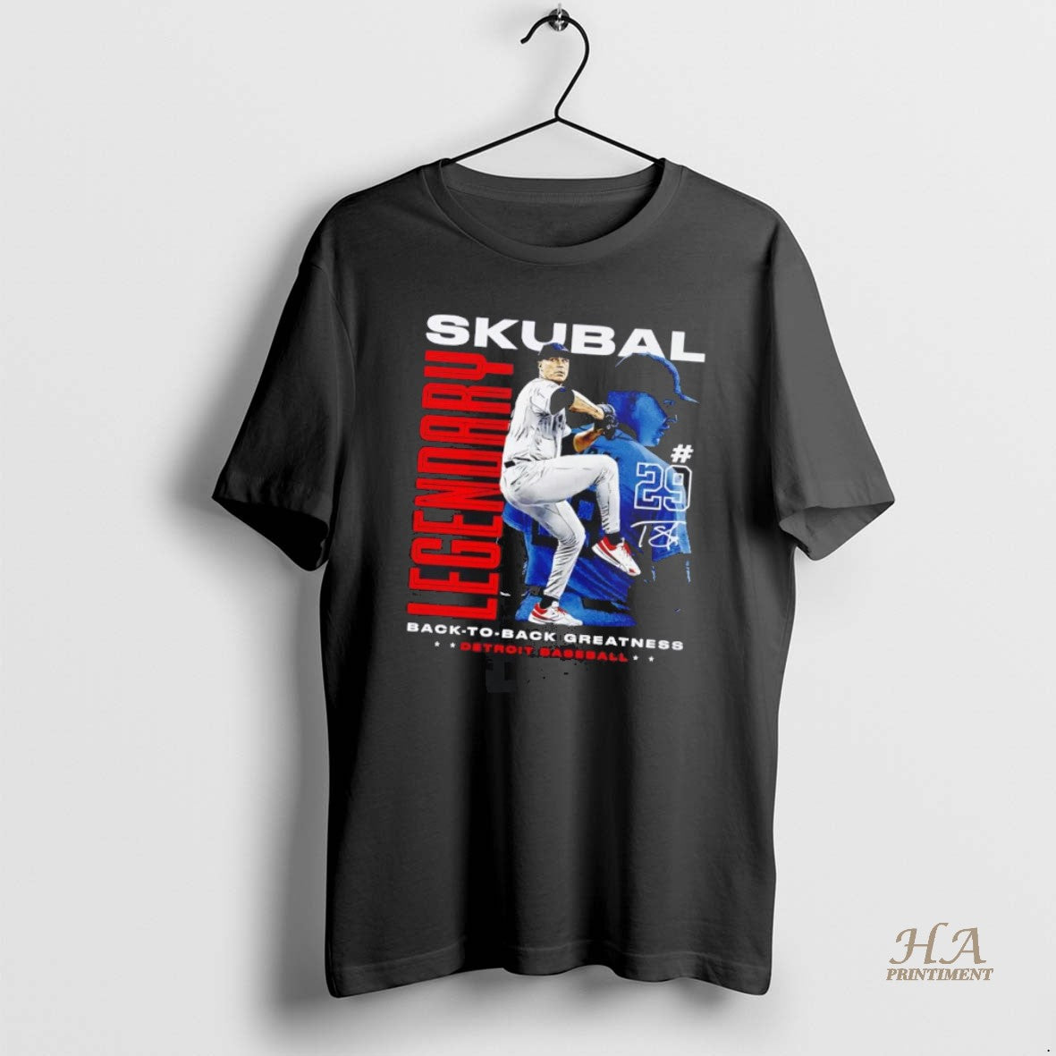 Official Tarik Skubal Legendary Back To Greatness - Adult & Kids T-Shirts, Sweatshirts & Hoodies apparel design preview 1