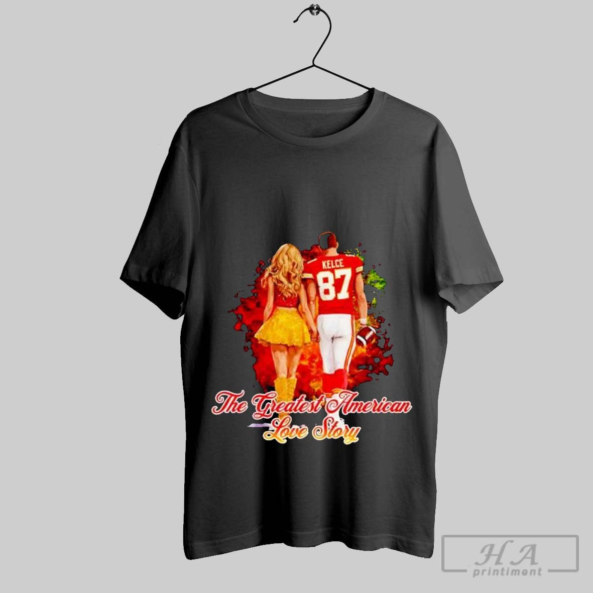 Official Taylor And Travis Kelce The Greatest - Adult & Kids T-Shirts, Sweatshirts & Hoodies apparel design preview 1