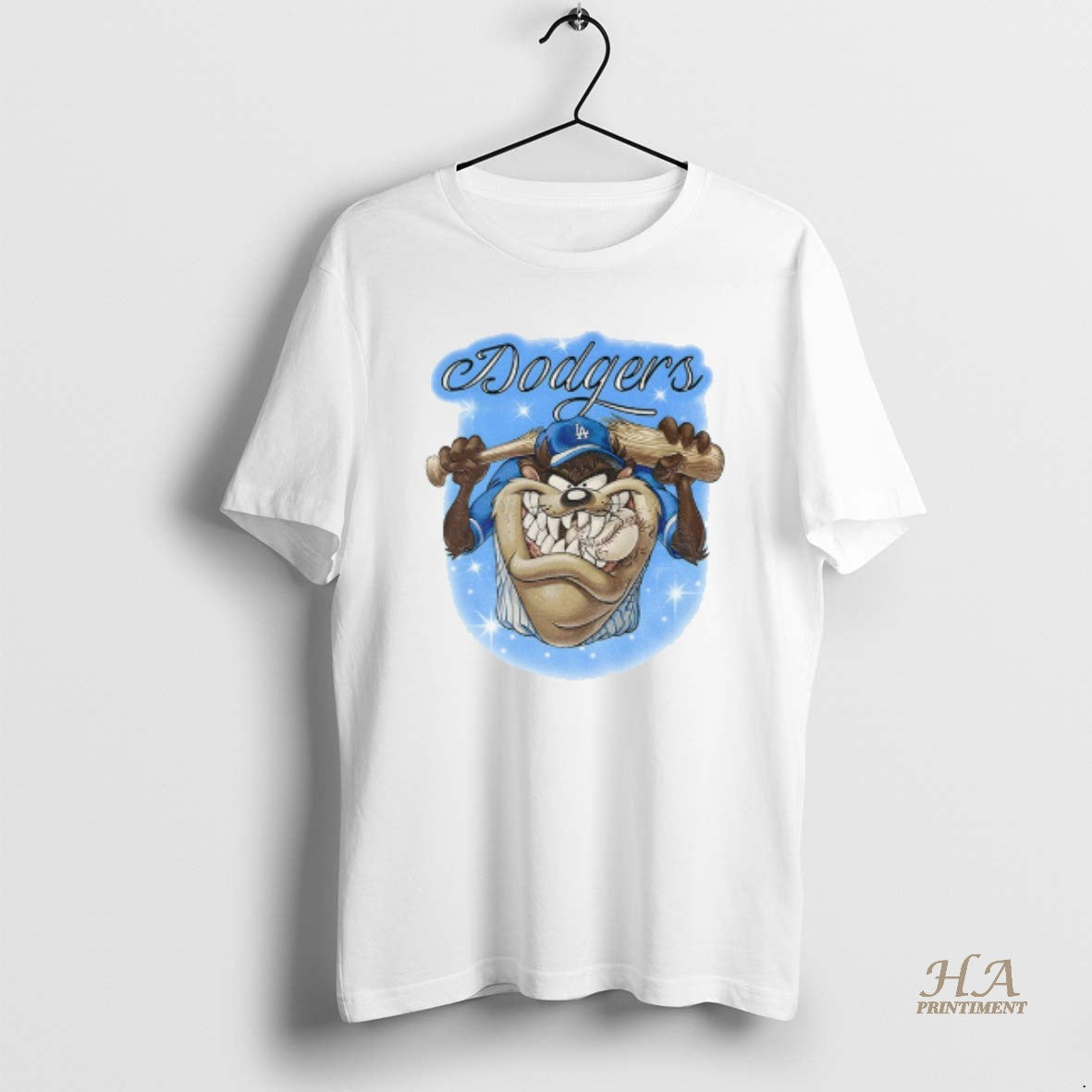 Official Taz Los Angeles Dodgers Baseball Players - Adult & Kids T-Shirts, Sweatshirts & Hoodies apparel design preview 1