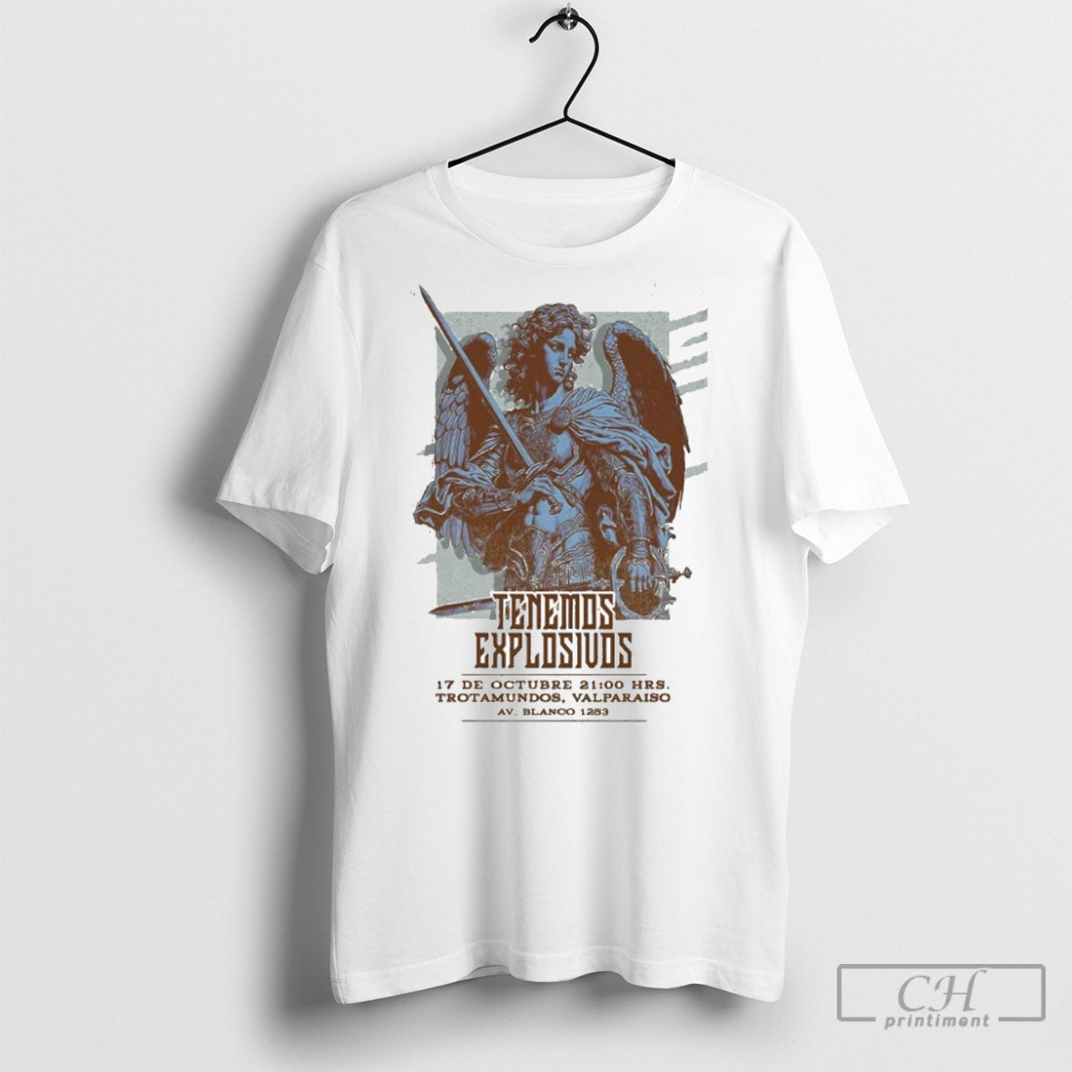 Official Tenemos Explosivos Oct 17 2025 Trotamundos - Adult & Kids T-Shirts, Sweatshirts & Hoodies apparel design preview 1