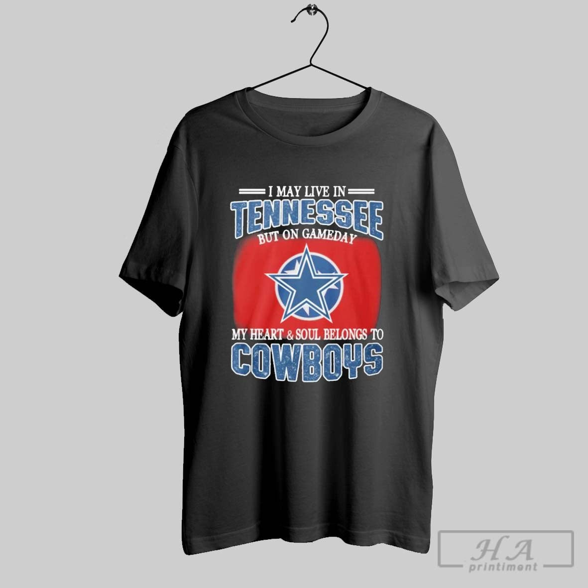 Official Tennessee Cowboys Fans Gameday My Heart And - Adult & Kids T-Shirts, Sweatshirts & Hoodies apparel design preview 1