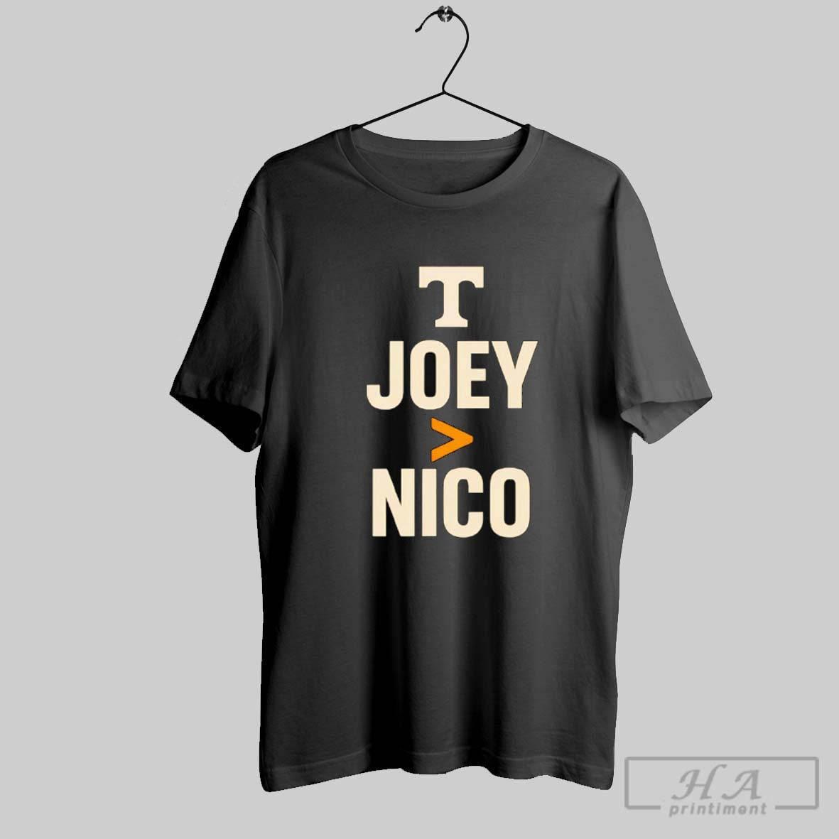 Official Tennessee Volunteers Joey Better Than Nico - Adult & Kids T-Shirts, Sweatshirts & Hoodies apparel design preview 1