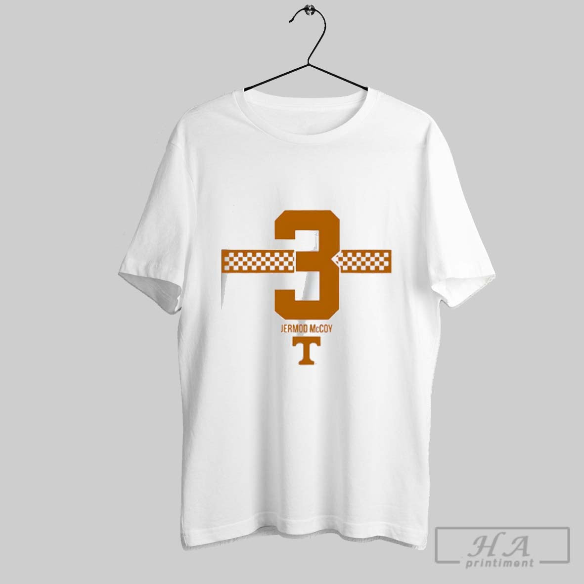 Official Tennessee Football Jermod Mccoy 3 Stripe - Adult & Kids T-Shirts, Sweatshirts & Hoodies apparel design preview 1