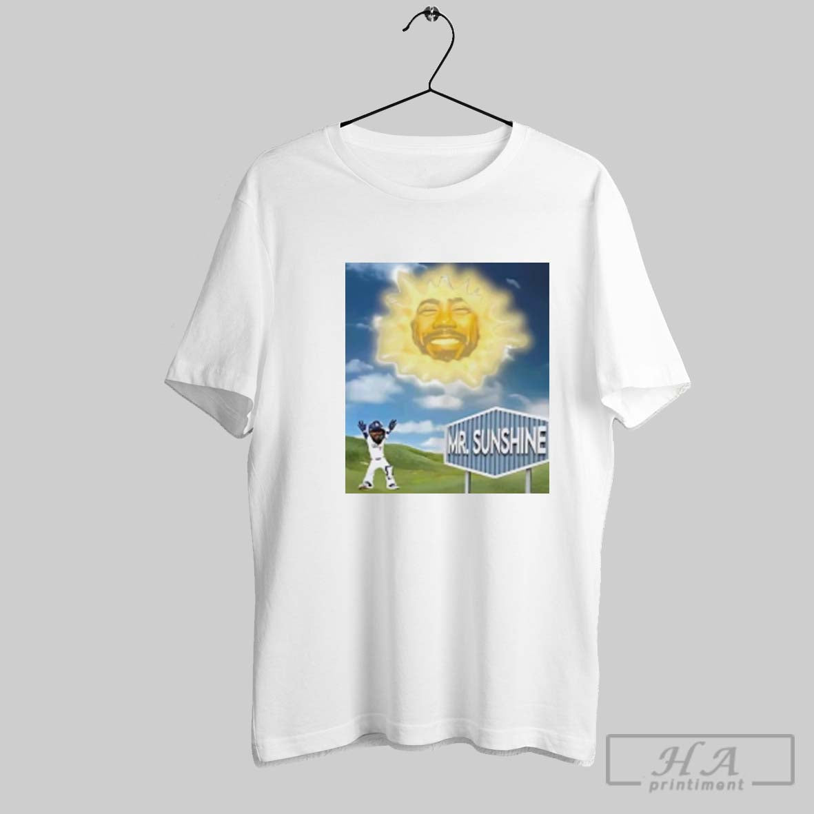 Official Teoscar Hernandez Mr Sunshine Natural La - Adult & Kids T-Shirts, Sweatshirts & Hoodies apparel design preview 1