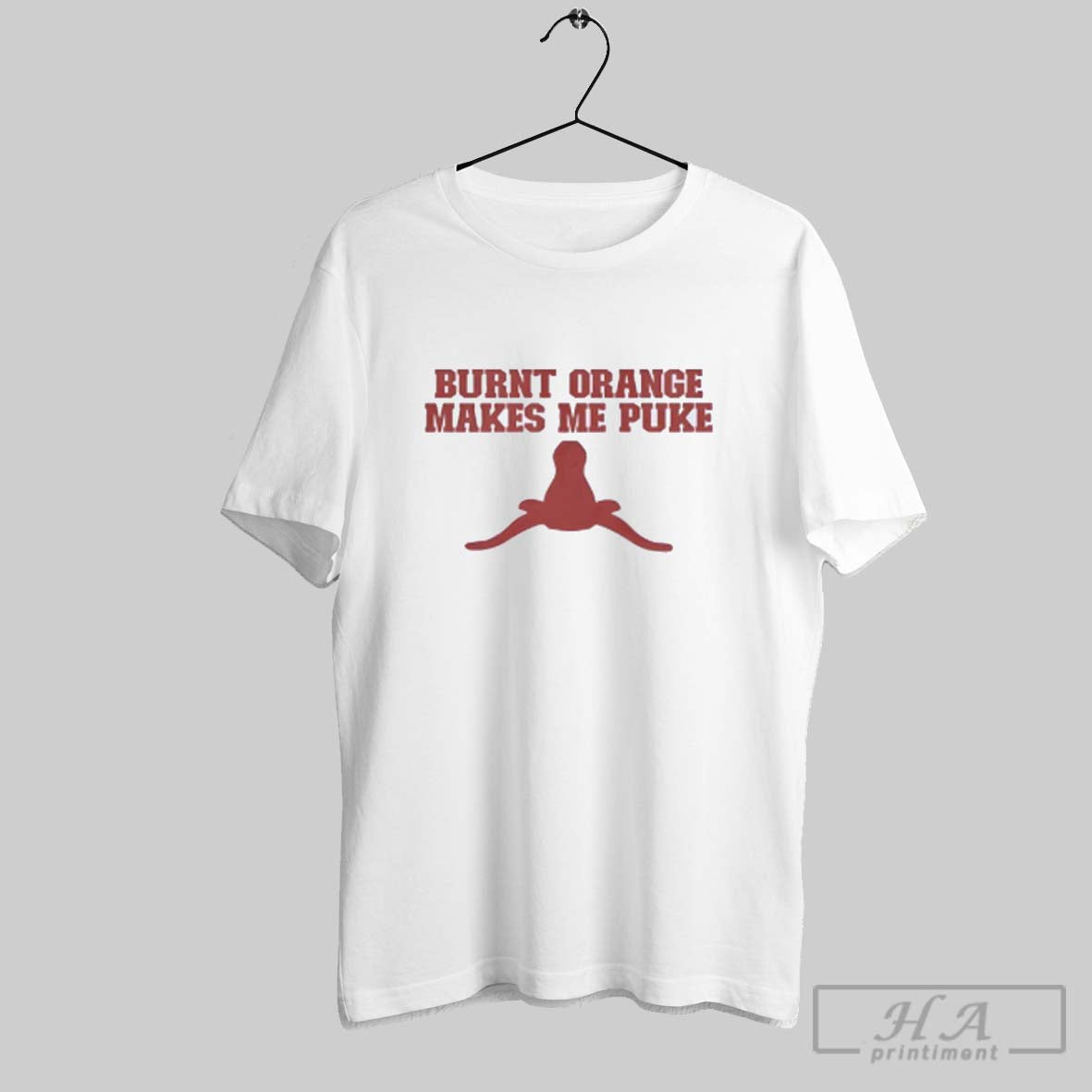 Official Texas Longhorn Burnt Orange Makes Me Puke - Adult & Kids T-Shirts, Sweatshirts & Hoodies apparel design preview 1